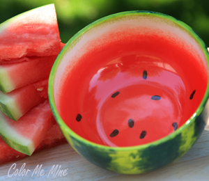 Palo Alto Color Me Mine Watermelon Bowl