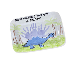 Palo Alto Color Me Mine Handprints Dinosaur