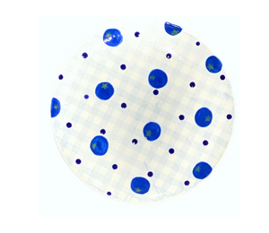 Palo Alto Color Me Mine Blueberry Plate