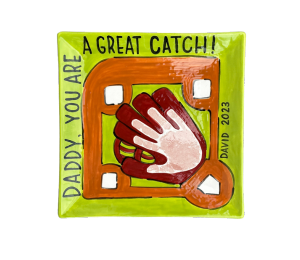 Palo Alto Color Me Mine Handprint Baseball