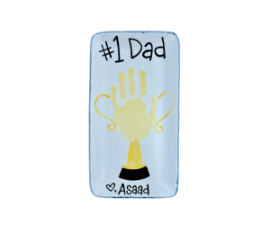 Palo Alto Color Me Mine Number One Dad Plate