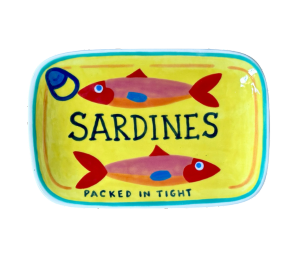 Palo Alto Color Me Mine Sardines Appetizer Plate
