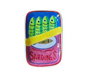 Palo Alto Color Me Mine Open Sardines App Plate
